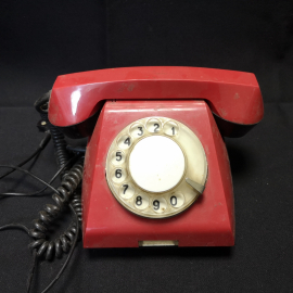 Телефон дисковый ТА-68, работоспособность неизвестна. СССР